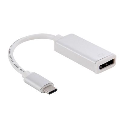 USB-C / Type-C 3.1 naar Display Adapter Kabel voor MacBook 12 inch, Chromebook Pixel 2015, Nokia N1 Tablet PC, Lengte: 10cm (zilverkleurig)