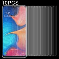 10 stuks 2.5 D niet-volledig scherm gehard glas film voor Galaxy A20e