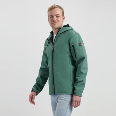 Travelin&apos; Men - softshell jacket - Groen - Maat XXL