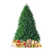 150cm Kerstboom Dennenboom met Metalen Standaard Kunstkerstboom Groen