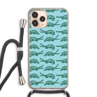 Kroko: iPhone 11 Pro Max Transparant Hoesje met koord