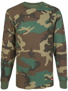 Supreme x Hanes camouflage thermals - Vert