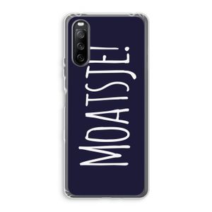 Moatsje!: Sony Xperia 10 III Transparant Hoesje