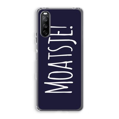 Moatsje!: Sony Xperia 10 III Transparant Hoesje