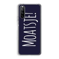 Moatsje!: Sony Xperia 10 III Transparant Hoesje