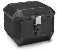 GIVI ALA44 Trekker Alaska Monokey Topkoffer, Topkoffers en zijkoffers voor de moto, Zwart Aluminium
