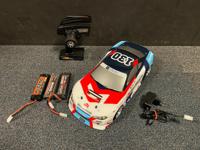 Tweedehands HPI RS4 Sport 3 Drift Auto RTR - Team Worthouse Nissan James Dean (S15) (met 3 accu's)