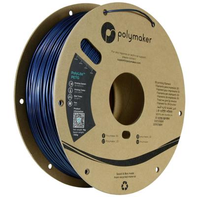 Polymaker PB01034 Filament PETG Hittebestendig, Hoge treksterkte 1.75 mm 1000 g Blauw PolyLite™ 1 stuk(s)