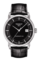 Horlogeband Tissot T0864071605700A / T610033627 Leder Zwart 22mm