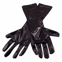 Handschoenen metallic zwart - thumbnail