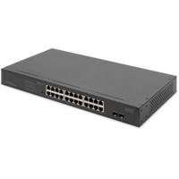 Digitus DN-95348-2 netwerk-switch Unmanaged Gigabit Ethernet (10/100/1000) Power over Ethernet (PoE) 1U Grijs