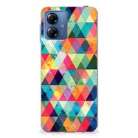 Motorola Moto G14 TPU bumper Geruit - thumbnail