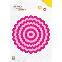 Nellie's Choice • multi frame dies golvend cirkel 9st.