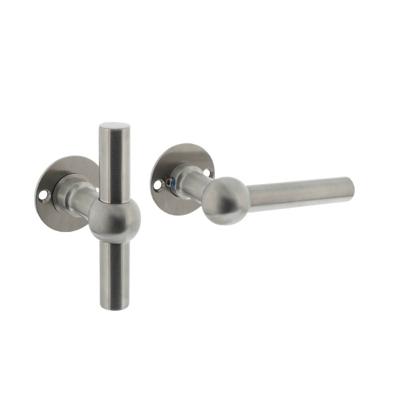Intersteel Deurklink L/T vormBol rond rozet RVS - 0035.063302