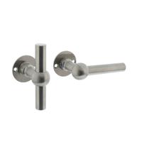 Intersteel Deurklink L/T vormBol rond rozet RVS - 0035.063302