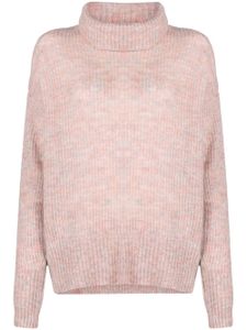 IRO pull en maille à col roulé - Rose