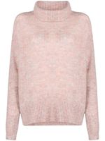 IRO pull en maille à col roulé - Rose