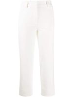 Moncler pantalon crop en coton - Blanc - thumbnail