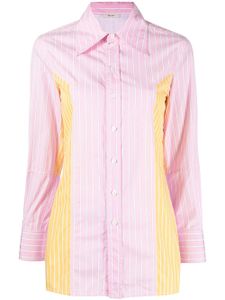 Céline Pre-Owned chemise colour block à rayures pre-owned - Rose