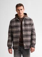 Petrol Shirt Long Sleeve Check M-3050-sil419 Overhemd 7144 Mud