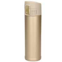 Thermofles / isoleerkan - goud - 450 ml - RVS - thermosflessen / isoleerflessen