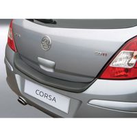 Bumper beschermer passend voor Opel Corsa D 5 deurs 2006- Zwart GRRBP319