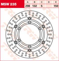 TRW Remschijf, remschijven voor de moto, MSW235
