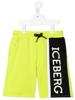 Iceberg Kids short à logo imprimé - Jaune