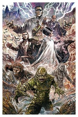Universal Monsters Art Print Universal Monsters by Vincenzo Riccardi 61 x 41 cm - unframed Universal Monsters Art Print Universal Monsters by Vincenzo Riccardi 61 x 41 cm - unframed