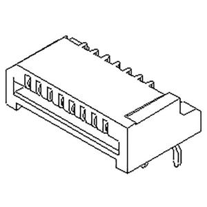 Molex 528073010 FFC/FPC-aansluiting Totaal aantal polen: 30 Rastermaat: 1.00 mm Inhoud: 1 stuk(s) Tray