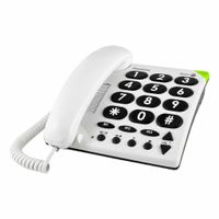 PhoneEasy Seniorentelefoon met grote toetsen voor eenvoudig gebruik - 3 directe oproep toetsen voor familie | Doro