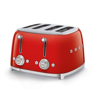 Smeg TSF03RDEU broodrooster 4 snede(n) Rood 2000 W