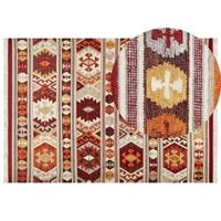 Beliani - AYGAVAN - Kelim vloerkleed - Multicolor - 200 x 300 cm - Wol