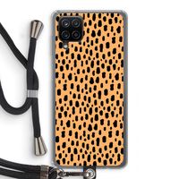 Panter: Samsung Galaxy A12 Transparant Hoesje met koord Panter: Samsung Galaxy A12 Transparant Hoesje met koord