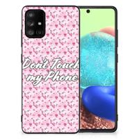 Samsung Galaxy A71 | Telefoon Hoesje | Flowers Pink DTMP