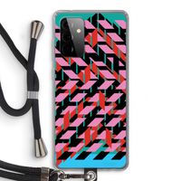 Skew Blush 2: Samsung Galaxy A72 5G Transparant Hoesje met koord