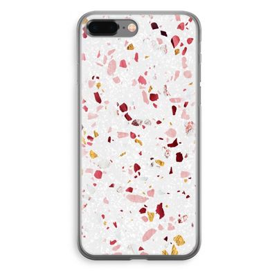 Terrazzo N°9: iPhone 8 Plus Transparant Hoesje