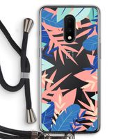 Tropisch: OnePlus 7 Transparant Hoesje met koord