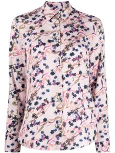 PS Paul Smith chemise boutonnée à fleurs - Rose