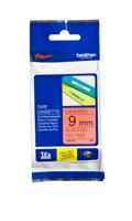 Brother TZE-421 labelprinter-tape Zwart op rood