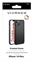 Vivanco Frosted Backcover Apple iPhone 14 Plus Transparant, Zwart Inductieve lading, Stootbestendig - thumbnail