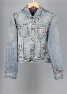 Tommy Hilfiger Blue vintage denim jacket in size M for Unisex