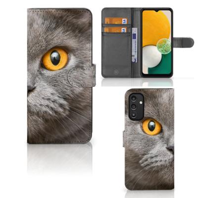 Telefoonhoesje | Met pasjeshouder | Samsung Galaxy A14 4G Britse Korthaar