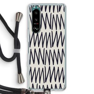 Marrakech Zigzag: Sony Xperia 5 III Transparant Hoesje met koord