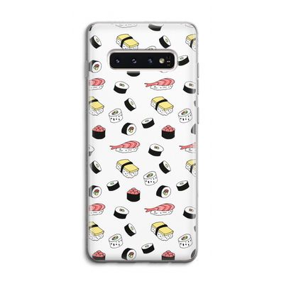 Sushi time: Samsung Galaxy S10 4G Transparant Hoesje
