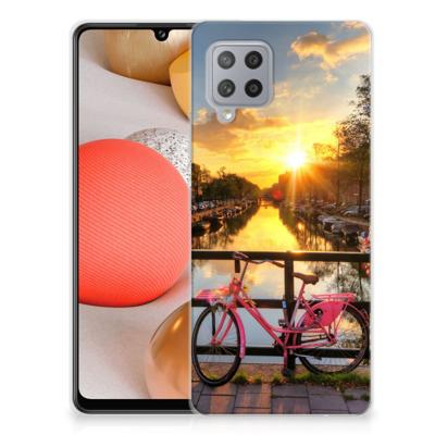Samsung Galaxy A42 | Silliconen Back Cover | Amsterdamse Grachten