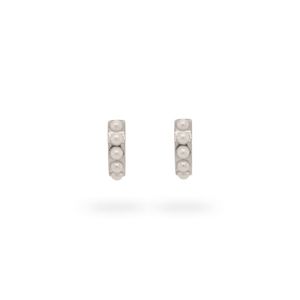 24Kae 42419S Oorringen Pearls zilver 12 mm