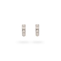 24Kae 42419S Oorringen Pearls zilver 12 mm