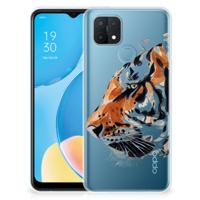 Smartphone hoesje OPPO A15 Watercolor Tiger