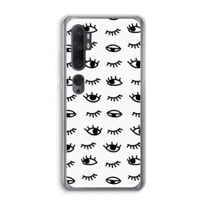 Eye pattern #2: Xiaomi Mi Note 10 Pro Transparant Hoesje